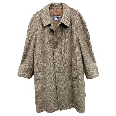 Vintage Burberry Tweed Coat 